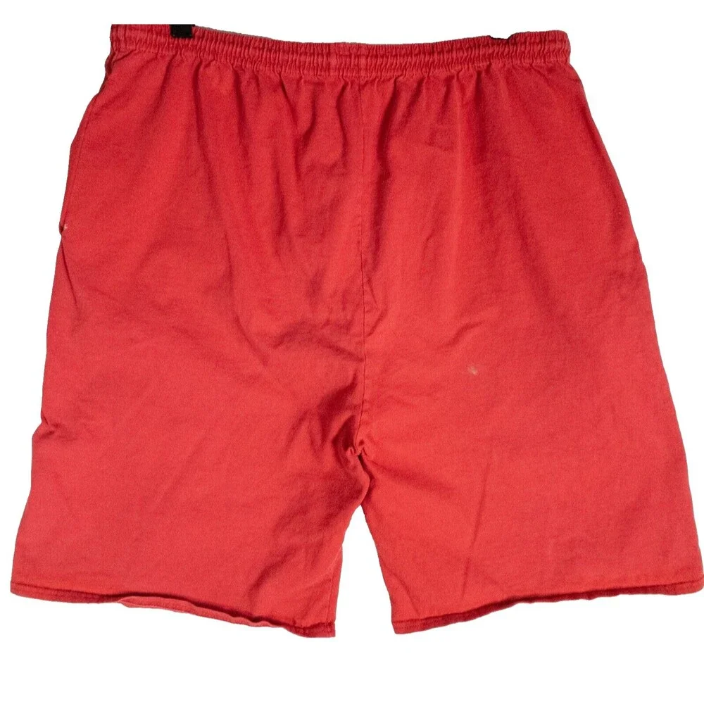 Vintage 1993 Kansas City Chiefs Nutmeg Shorts Men's Size XL Thrashed Distressed